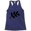 daun hitam Racerback Tank