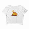 corgi pumpkin Crop Top