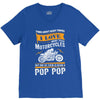 Motorcycles Pop Pop V-Neck Tee
