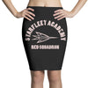 exclusive red squadron Pencil Skirts