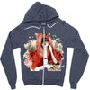 red Zipper Hoodie