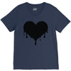 dripping heart melting heart V-Neck Tee