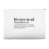 Bisexual Dictionary Accessory Pouches
