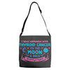 I Love Someone with Thyroid Cancer to The Moon and Back to Infinity Adjustable Strap Totes