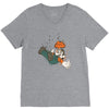 the falling italian V-Neck Tee