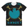IT'S NEVER A CRIME TO EXIST Franky  One Piece All Over Women's T-shirt