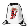 deadpool time Drawstring Bags