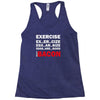 Exercise Or Bacon Racerback Tank