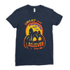 great pumpkin believer halloween Ladies Fitted T-Shirt