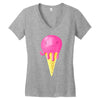 octopus icecream Women's V-Neck T-Shirt