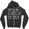 pop culture clash Zipper Hoodie