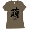 moe japanese Ladies Fitted T-Shirt