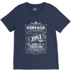 Vintage Aged To Perfection 1992 V-Neck Tee