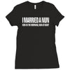 men's funny graphic Ladies Fitted T-Shirt