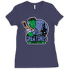 spooky city creatures   hockey team Ladies Fitted T-Shirt