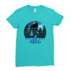 Big Foot Ladies Fitted T-Shirt
