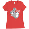 soft ass Ladies Fitted T-Shirt