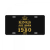 kings are born in 1980 License Plate