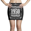 vintage made in 1950 perfectly aged a living legend Mini Skirts
