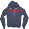 kicking ass taking voters bernie sanders for president 2016 Zipper Hoodie