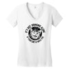drinking with your cat Women's V-Neck T-Shirt
