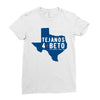 tejanos for beto Ladies Fitted T-Shirt