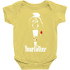 funny stars wars godfather parody yourfather mens Baby Onesie