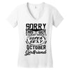 This Guy Is Taken By A Super Sexy October Girlfriend Women's V-Neck T-Shirt