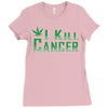I Kill Cancer, I Kill Cancer T Shirt Ladies Fitted T-Shirt