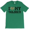 i love my soldier regular camouflage T-Shirt