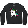 DABBİNG LEPRECHAUN UNİCORN Crewneck Sweatshirt