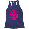 end breast cancer   39 warriors Racerback Tank