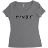 Pivot of The Friends Parody Women's Triblend Scoop T-shirt