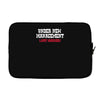 under new management, just married Laptop sleeve