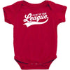 i'm out of your league Baby Bodysuit