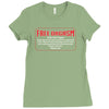 Free Orgasm Coupon Ladies Fitted T-Shirt