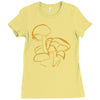 pilze magic mushroom wald natur nature psy psycho trip Ladies Fitted T-Shirt