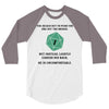 Dungeon Master 3/4 Sleeve Shirt