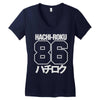 hachi roku 86 Women's V-Neck T-Shirt