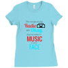 THE SONGS ON THE RADIO Ladies Fitted T-Shirt