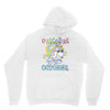 unicorns are born in october cute unicorn Unisex Hoodie