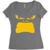 angry gorilla face Women's Triblend Scoop T-shirt
