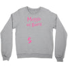 Muggle On Board Pink Crewneck Sweatshirt
