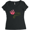 floral Women's Triblend Scoop T-shirt