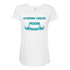 I Love Someone with Ovarian Cancer to The Moon and Back to Infinity Maternity Scoop Neck T-shirt