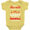 There's This Boy Who Stole My Heart He Calls Me Momma Baby Bodysuit