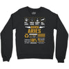 Born Aries Multitasking Problem Solving Tees Crewneck Sweatshirt