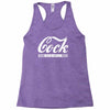cock taste the difference mens v neck Racerback Tank