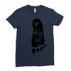 eat drink and be scary 2 Ladies Fitted T-Shirt