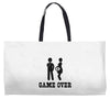 game over  funny pregnancy Weekender Totes